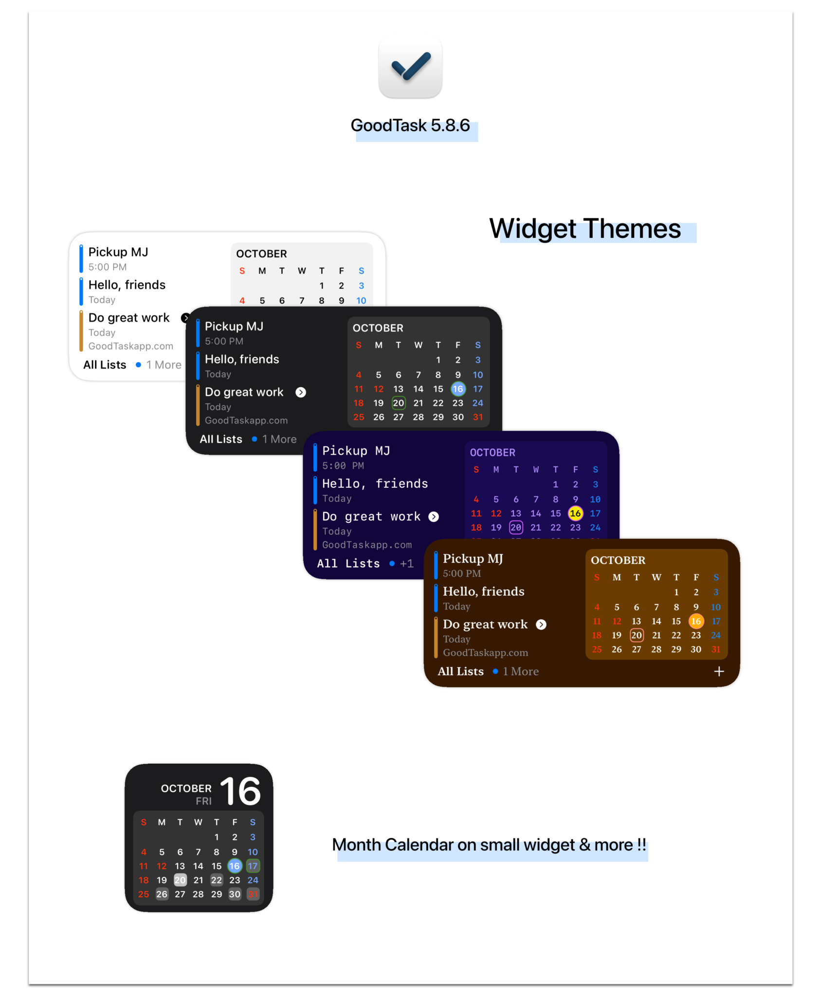 Widgets To Do List, Task Manager & Planner app based on Apple's