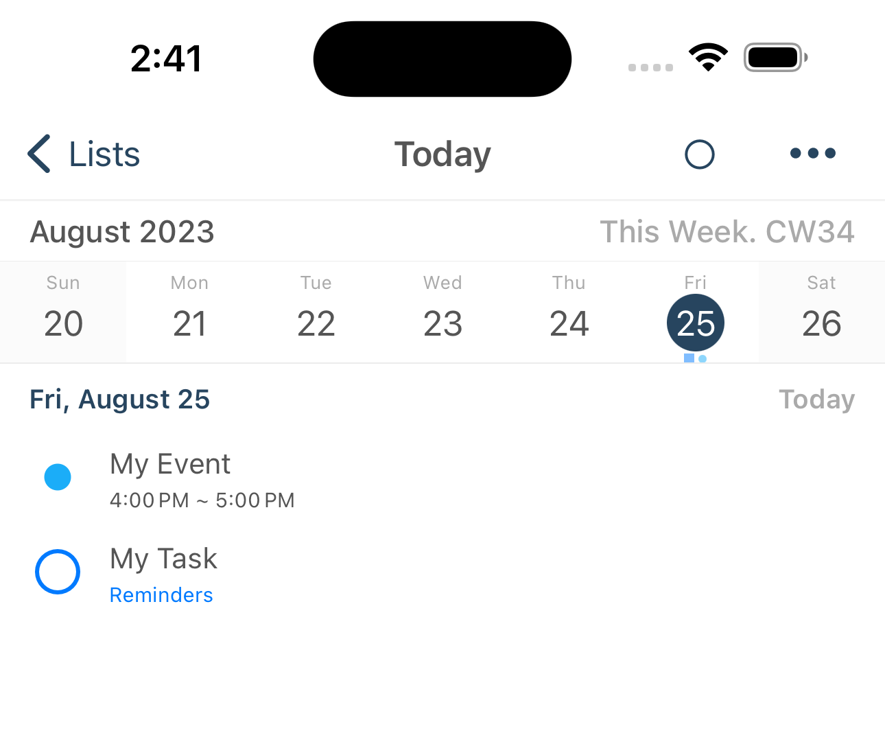 Show Reminders and Calendar events in one place on iPhone – To Do List ...
